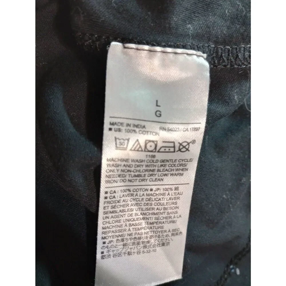 Banana Republic Polo Men's Large Luxe‎ Touch Black Blue